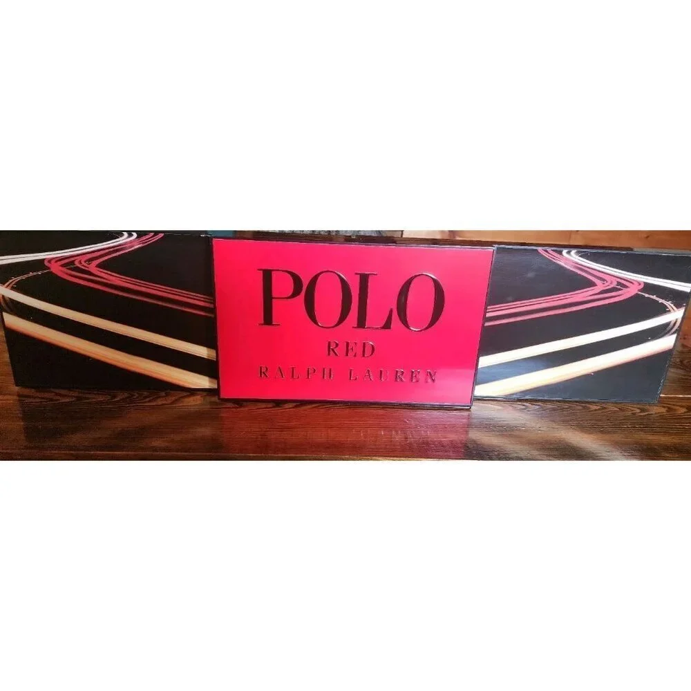 Rare Vintage Polo Red Ralph Lauren Store Display Sign 7” x 40” Adjustable